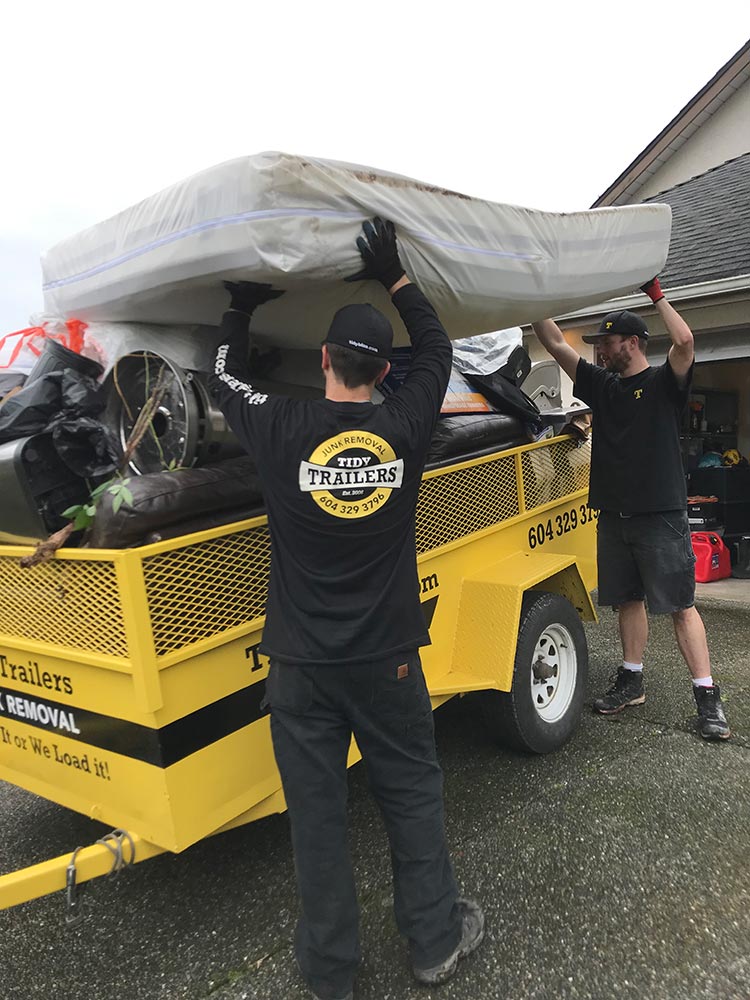 We Load It – inside, 2 person junk removal